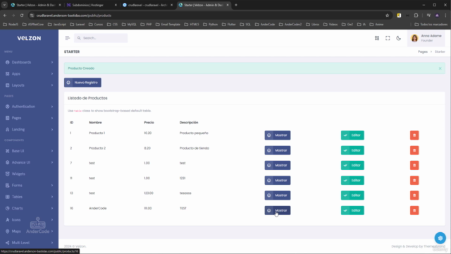 Curso Laravel: CRUD y Despliegue de Aplicaciones Web – Screenshot 2