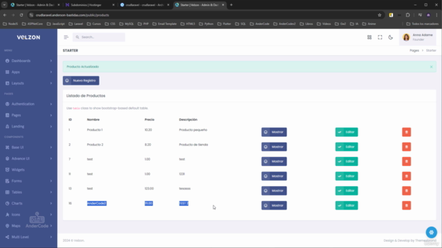 Curso Laravel: CRUD y Despliegue de Aplicaciones Web – Screenshot 3