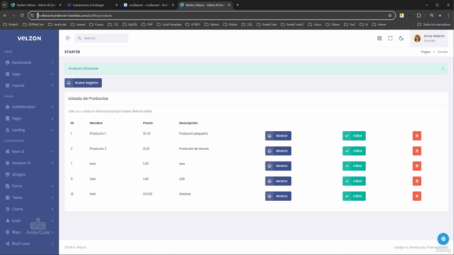 Curso Laravel: CRUD y Despliegue de Aplicaciones Web – Screenshot 4