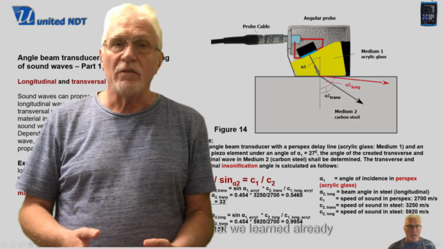 UT Level 2 Course in Ultrasonic Testing, Practice-oriented – Screenshot 2