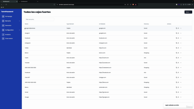 Next.js 14 | Principiante a Experto | APP gestor Contraseñas – Screenshot 1