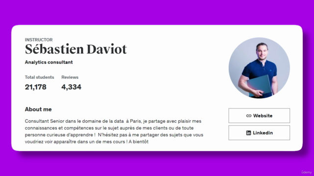 Python pour la DATA SCIENCE : le cours ULTIME (+52h) – Screenshot 1