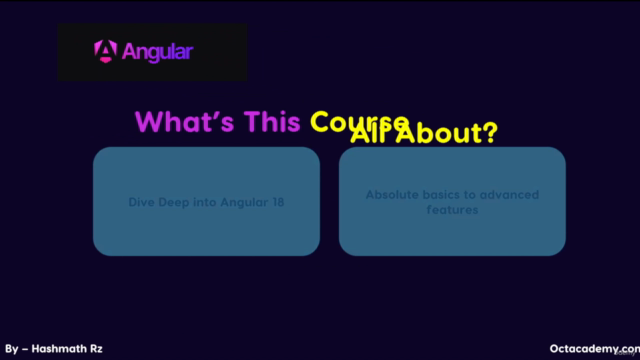 Angular 18 Full Course - Complete Zero to Hero Angular 18 – Screenshot 1
