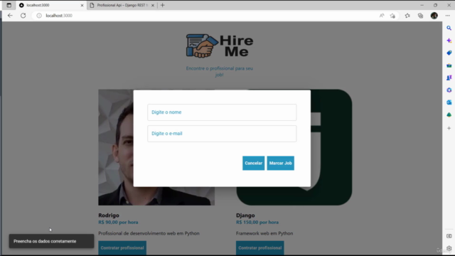Desenvolvimento Web com o Django – Screenshot 4