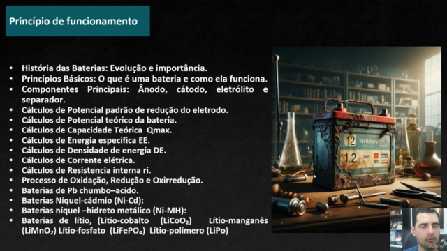 Manutenção e Dimensionamento de Banco de Baterias – Screenshot 4