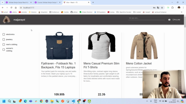 Sıfırdan İleri Seviye React Kursu : Güncel Eğitim 2024 – Screenshot 4