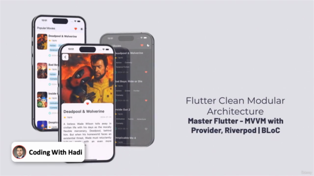 Advanced Flutter: MVVM with Provider, Riverpod | BLoC – Screenshot 3