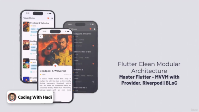 Advanced Flutter: MVVM with Provider, Riverpod | BLoC – Screenshot 4