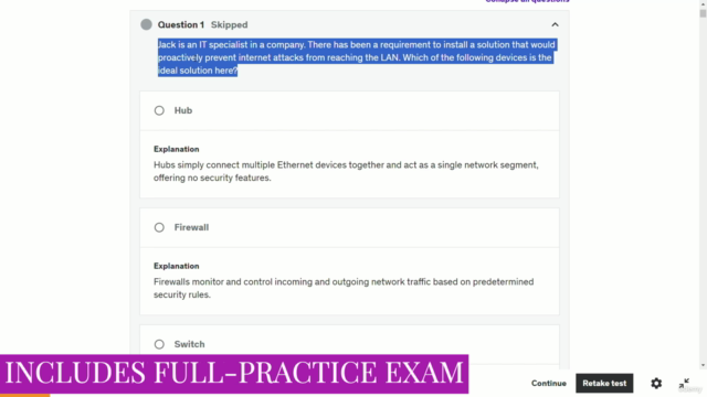 CompTIA A+ 220-1101 (Core 1) Mock Exam Questions Test – Screenshot 1