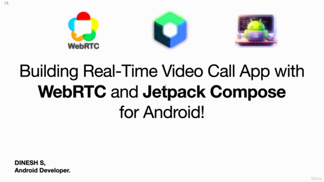 Building Video Call App with WebRTC & JetpackCompose Android – Screenshot 1