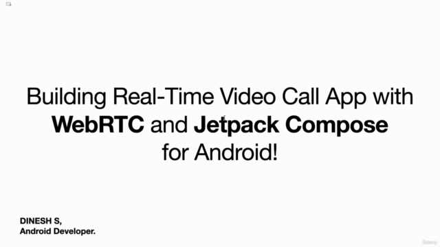 Building Video Call App with WebRTC & JetpackCompose Android – Screenshot 3