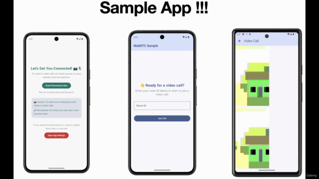 Building Video Call App with WebRTC & JetpackCompose Android – Screenshot 4