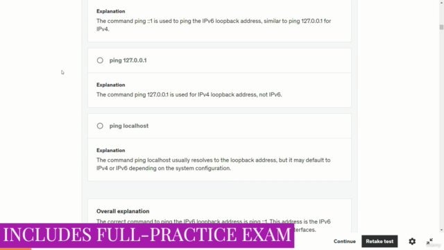 CompTIA Network+ (N10-008) Certification Mock Exam Test – Screenshot 2
