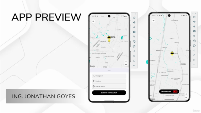 Crea una APP clone de InDriver UBER con Kotlin NestJS MySQL – Screenshot 2