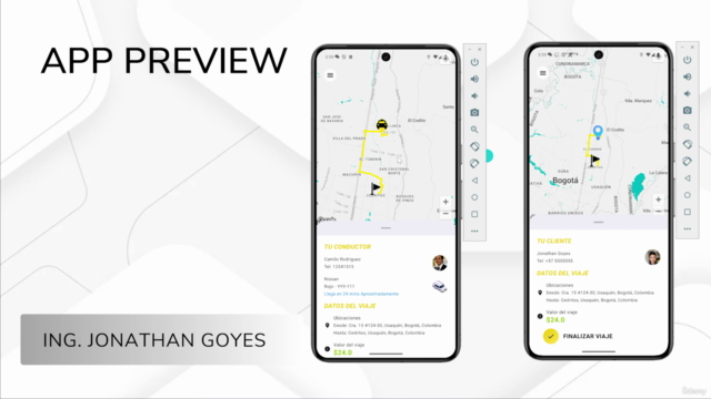 Crea una APP clone de InDriver UBER con Kotlin NestJS MySQL – Screenshot 4
