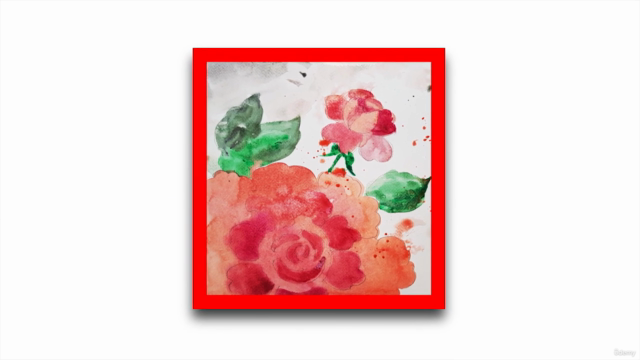 Inspiring Watercolor for beginners: Simply Beautiful Flowers – Screenshot 1