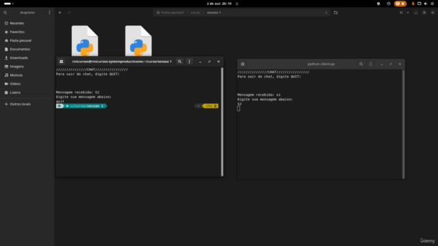 Desenvolva Jogos multiplayer online com Pygame e Sockets – Screenshot 1