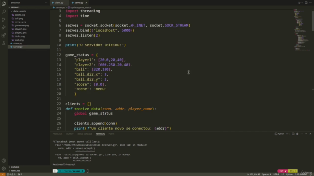 Desenvolva Jogos multiplayer online com Pygame e Sockets – Screenshot 2