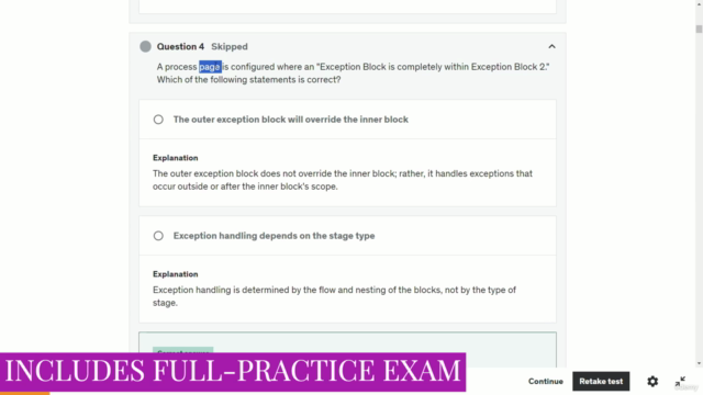 Blue Prism Developer Certification Mock Exam Test – Screenshot 2