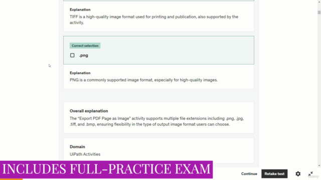 UiPath Certified RPA Associate (UiRPA) Mock Exam Test – Screenshot 2