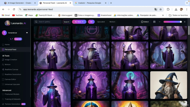 Aprenda a criar imagens com ia (Leonardo AI) – Screenshot 1