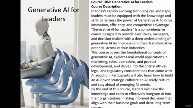 Generative AI For Leaders – Screenshot 1