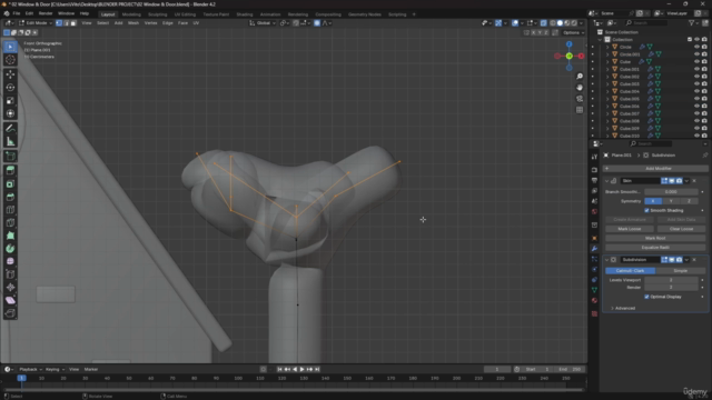 Blender Beginners Course | Make Stylized House in Blender – Screenshot 3