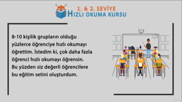 Hızlı Okuma Kursu: 1. & 2. Seviye | Hedef 720 Kelime/Dakika – Screenshot 2