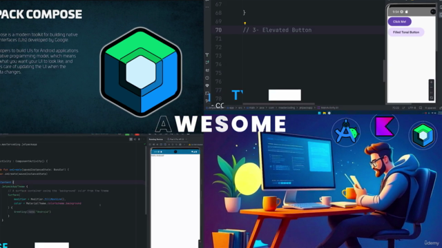 The Complete Android 15 Course [Part 2] - Jetpack Compose – Screenshot 1