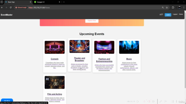Build A EventMaster App With .Net Core And ReactJs - Redux – Screenshot 1
