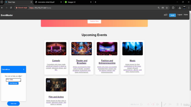 Build A EventMaster App With .Net Core And ReactJs - Redux – Screenshot 4