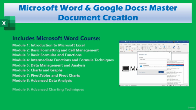 Microsoft Word & Google Docs: Master Document Creation – Screenshot 1