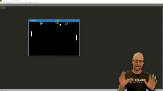 Build The Classic PONG Game With Python and Tkinter – Screenshot 4