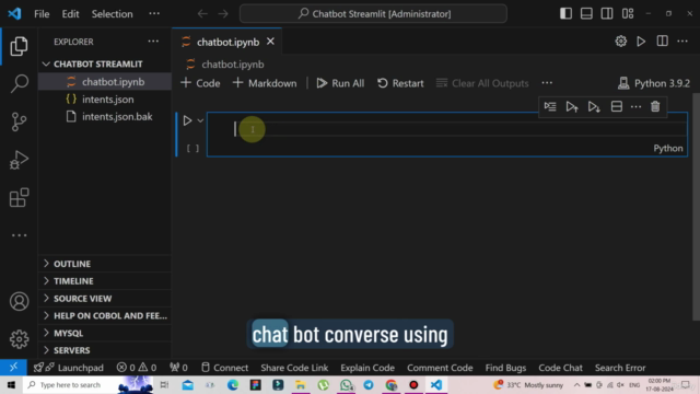 Ultimate End To End Chatbot Using Python & Streamlit Project – Screenshot 2