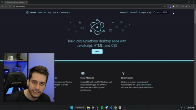 Electron - Criar apps desktop do zero ao profissional – Screenshot 1