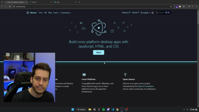 Electron - Criar apps desktop do zero ao profissional – Screenshot 2