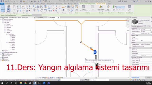 Autodesk Revit Elektrik Proje Tasarımı ve Çizimi – Screenshot 3