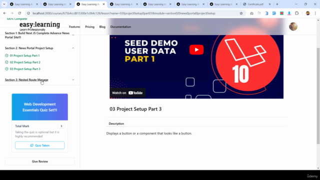 Next.js 15 Full Stack Complete Learning Management System – Screenshot 3
