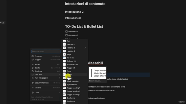 Notion dalla A alla Z: Il Corso Completo – Screenshot 1