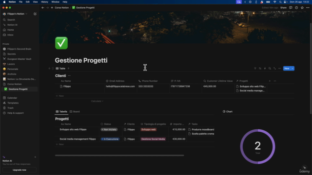 Notion dalla A alla Z: Il Corso Completo – Screenshot 2