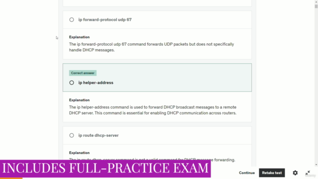 Cisco Certified Network Associate (CCNA) Certification Test – Screenshot 1