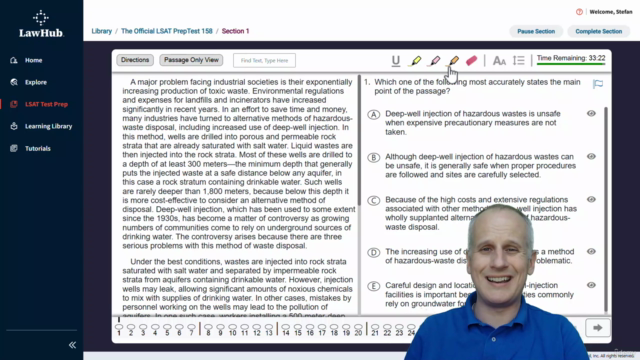 Mastering LSAT PrepTest 158 – Screenshot 4