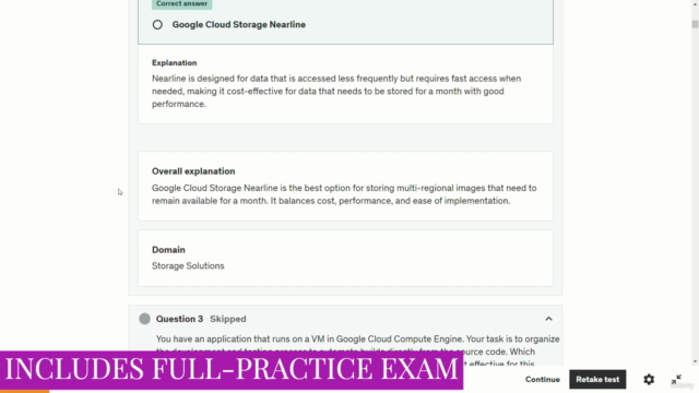 Google Cloud Certified Professional Cloud Developer Test – Screenshot 2