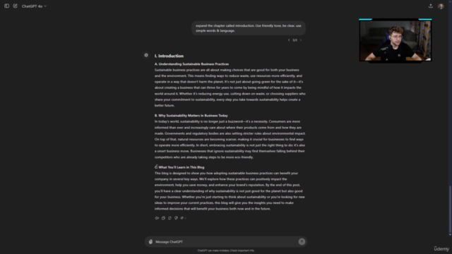 Content Creation with ChatGPT: Master AI Writing in Minutes – Screenshot 2
