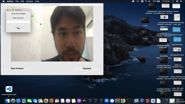 Build Self Checkout Machine & Virtual Keyboard with OpenCV – Screenshot 3