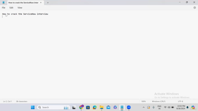 Mock Interviews, 500 Interview Questions for the Servicenow – Screenshot 1