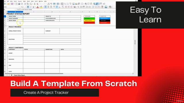 Create A Project Tracker Using Spreadsheet Software – Screenshot 2