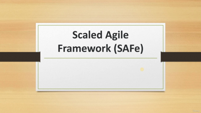 Formation Scaled Agile Framework (SAFe) – Screenshot 3