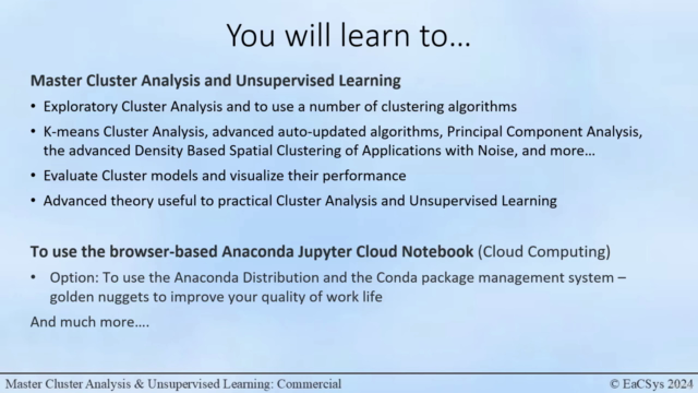Master Cluster Analysis and Unsupervised Learning [2025] – Screenshot 4
