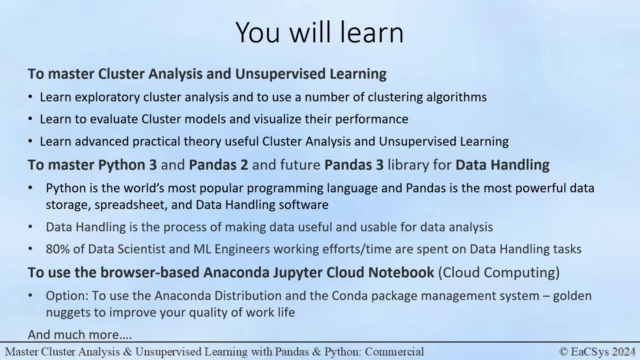Master Cluster Analysis with Python and Pandas [2025] – Screenshot 4